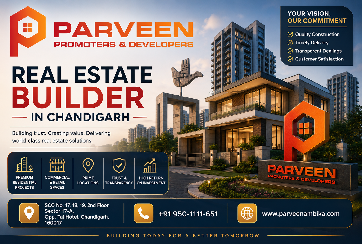 Real Estate Builder in Chandigarh